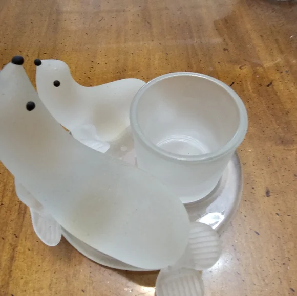 COPY - Glass Seal Candle Holder - Picture 2 of 3